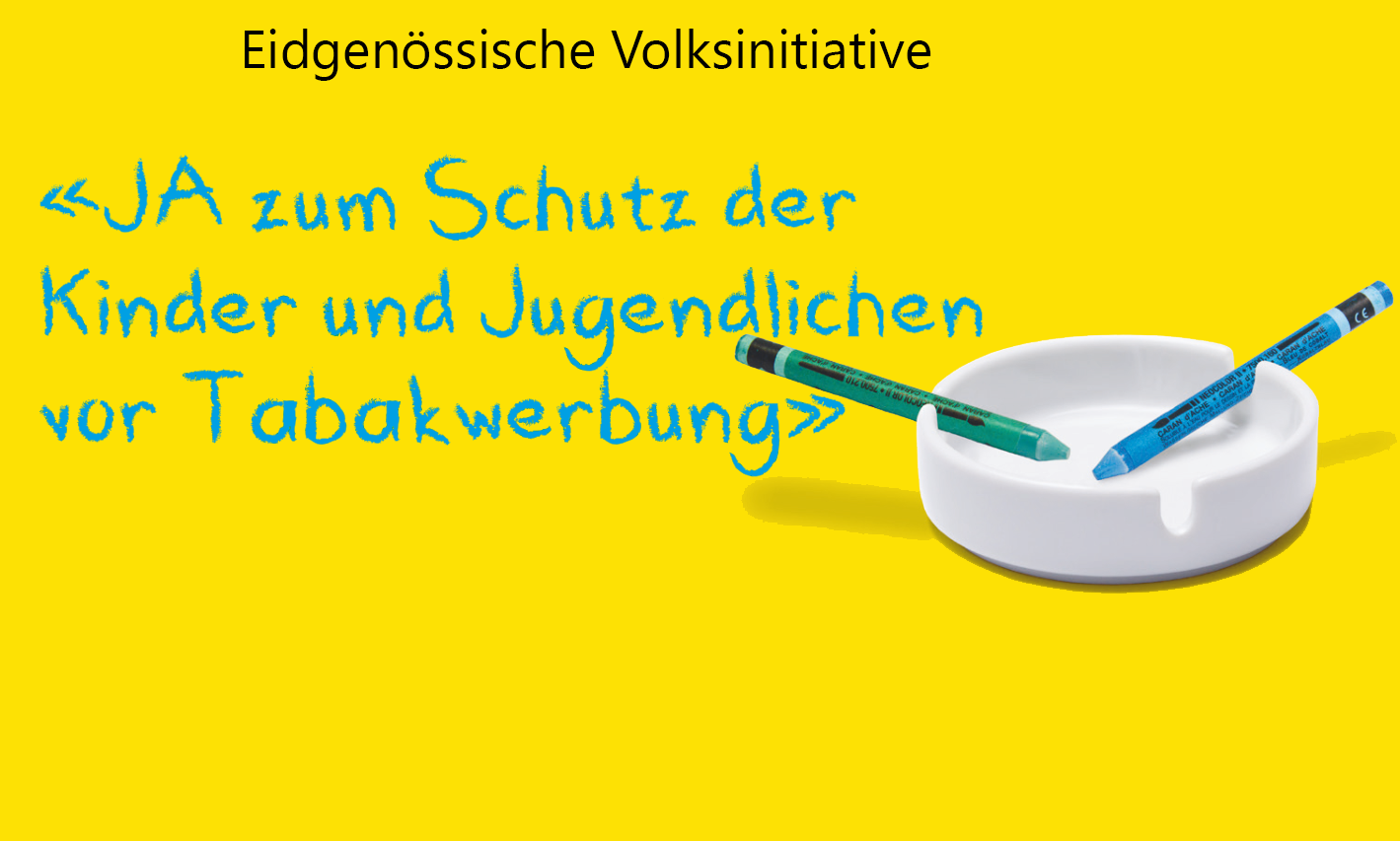 Image «Ja zum Schutz der Kinder und Jugendlichen vor Tabakwerbung (Kinder und Jugendliche ohne Tabakwerbung)»